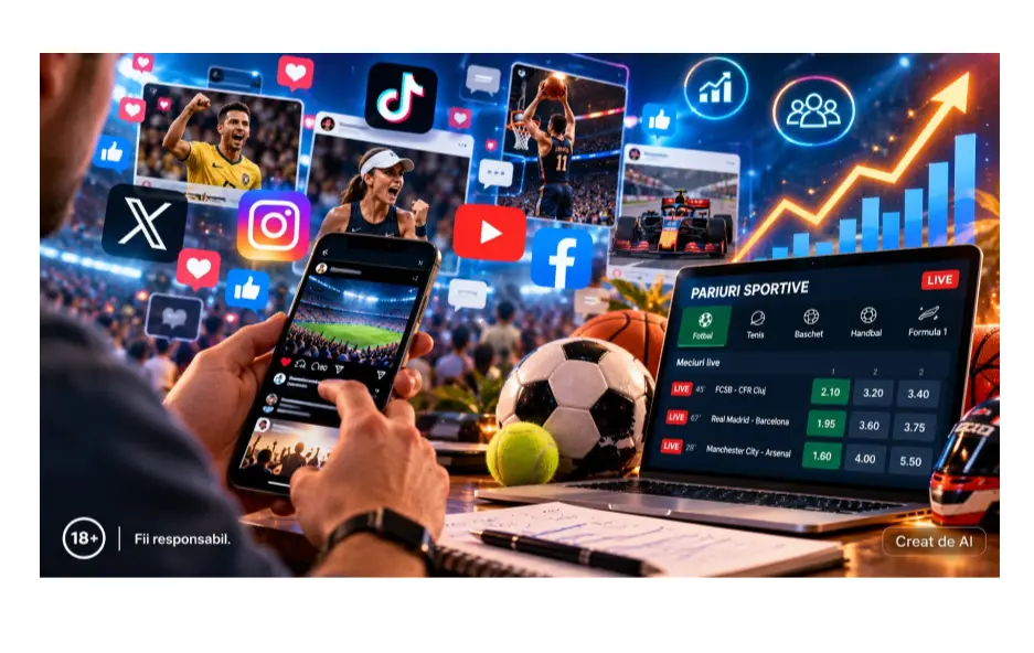 Tendințele din social media și efectul lor asupra pieței de pariuri